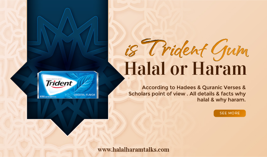 Is Trident Gum Halal